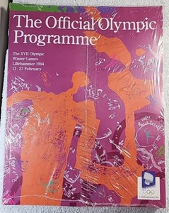 1994 XVII WINTERSPIELE DAS OFFIZIELLE OLYMPISCHE PROGRAMM LILLEHAMMER NORWEGEN VERSIEGELT  - Bild 1 von 3