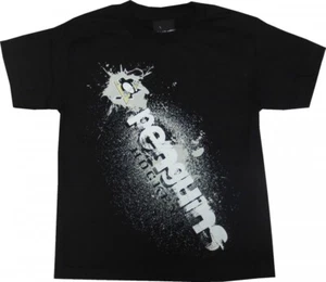 Pittsburgh Penguins Reebok NHL Youth Spray Paint Black T-Shirt - Picture 1 of 1