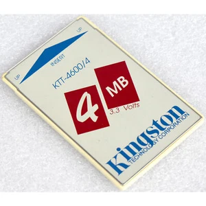 VINTAGE KINGSTON MEMORY CARD KTT-4600/4 4MB 3,3 VOLT SEHR SELTEN SAMMLER M557 - Picture 1 of 1