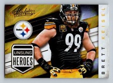2016 Panini Absolute 11 Brett Keisel Pittsburgh Steelers      Unsung Heroes