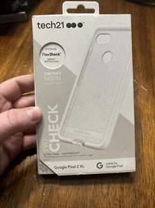 Tech21 Evo Check Case for Google Pixel 2 XL - Clear/White - Picture 1 of 3