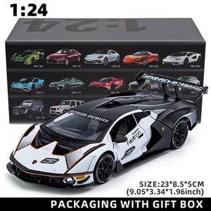 1:24 Scale Lamborghini SCV12 Diecast Car Model with Sound and Light Effects, Spr - Picture 1 of 15