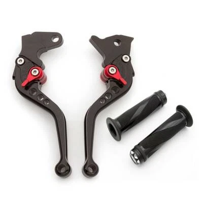 CNC Brake Clutch Levers&Grips For Aprilia RSV MILLE/R RSV 1000 1999-2002 2003 Foto 1 de 4