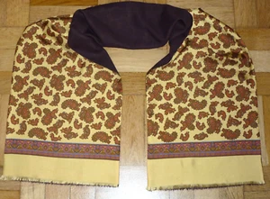 Vintage Silk Wool Scarf Cravat Dapper Neckwear Scooter Mod Indie Ascot Goodwood - Picture 1 of 5