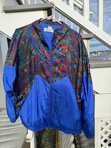 Lady Lavon Vintage Cheerful Corp Women's Sz 2XL Southwest Retro Geo Track Suit - Picture 1 of 8