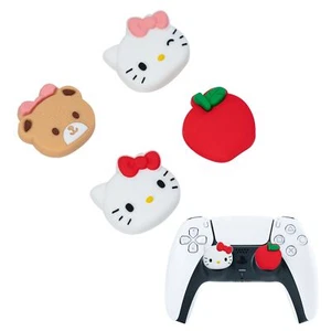 GeekShare X Sanrio Thumb Grip Caps for PS5 PS4 SwitchPRO Controller 4PCS Kitty - Picture 1 of 7