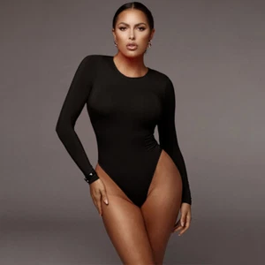 top ajustado mujer cuello redondo y mono manga larga como base - Imagen 1 de 20