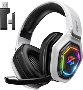 Ozeino Wireless Gaming Headset für PC, Ps5, Ps4 - 2,4Ghz Verlustfreies Audio USB & Typ - Bild 1 von 6