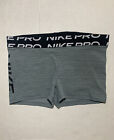 Nwt Nike Pro Womens Tight Fit Mid Rise 3? Training Shorts Gray Size Xxl