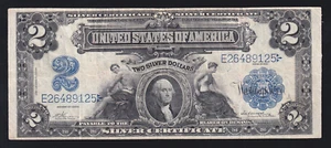 U.S.A. P-339. Series of 1899 - 2 Dollar Silver Certificate.. aVF - Imagen 1 de 2