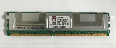 Kingston GM431-QAB-INTD1F 2GB PC2-5300F 2Rx4 DDR 1333MHZ Memory DIMM Module - Image 1 of 4