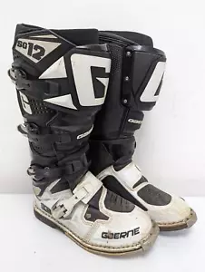 GAERNE SG12 MOTOCROSS MX ATV STIEFEL, UK8 US9 EU43, SCHWARZ/WEISS, K006 - Bild 1 von 8