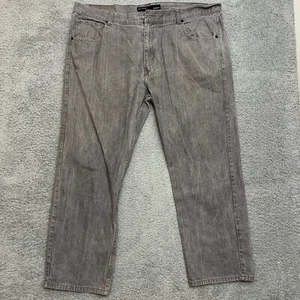 Rocawear Jeans Mens 48x32 Classic Fit Gray Denim Embroidered Casual Office - Picture 1 of 10