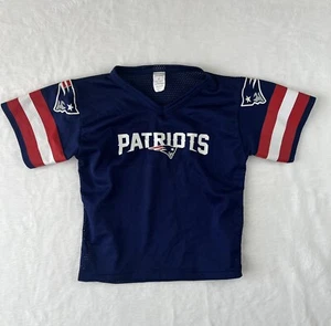 NFL NEW ENGLAND PATRIOTS FRANKLIN FOOTBALL MESH SMALL YOUTH UNISEX  KIDS JERSEY - Picture 1 of 7
