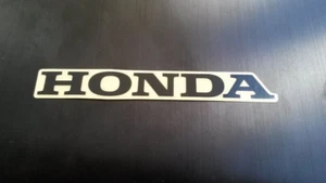 1 Honda Schriftzug Aufkleber OVP Schwarz 8 x 80mm neu #1 - Bild 1 von 1