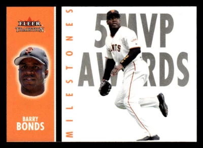 2003 Fleer Tradition #25 MS Barry Bonds Milestones - Image 1 of 2