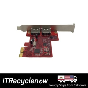 StarTech PEXESAT32 2-Port PCIe eSATA Controller Card - 6Gbps RAID Support - Picture 1 of 5