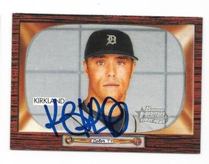 KODY KIRKLAND 2003 BOWMAN HERITAGE AUTOGRAPHED SIGNED # 319 DETROIT TIGERS