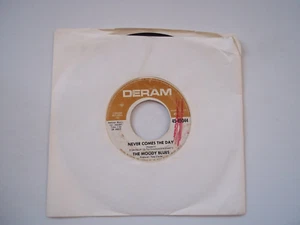 THE MOODY BLUES - Never Comes The Day; So Deep Within You - 45 RPM 7" Record - Picture 1 of 7