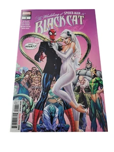 BLACK CAT # 1 ANNUAL KEY WEDDING Variant J. SCOTT CAMPBELL 9.2/9.4 Or Better Raw - Picture 1 of 24