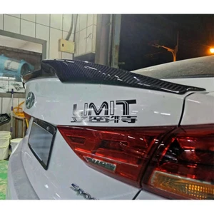 Carbon Fiber For Hyundai AD Elantra Avante Sport Sedan V Look Trunk Spoiler - Picture 1 of 8