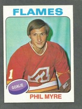 1975-76 Topps Hockey Phil Myre #308 Goalie Atlanta Flames NM/MT