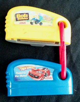 Bob the Builder Hot Wheels Fisher Price Smart Cycle Cartridge Lot of 2 Games - Image 1 of 2