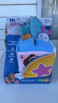 NEW, Ms. Rachel SURPRISE LEARNING BOX SOFT TOY - Image 1 of 2