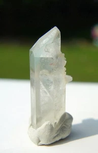 Sweet Ajoite in Quartz Natural Crystal w Barnacle xtls ~ South Africa - Picture 1 of 7