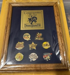 Framed Commemorative Disneyland Pin Set ‘86 - Picture 1 of 1