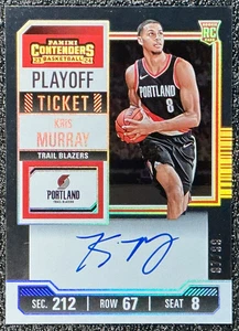 Kris Murray 2023-24 Panini Contenders #125 Playoff Ticket Autograph /99 (RC, AU) - Picture 1 of 2