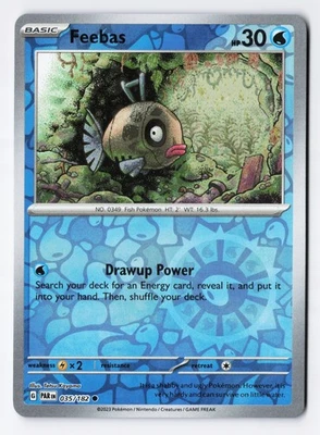 Feebas 035/182 - SV04: Paradox Rift Common REVERSE Holo NM - Image 1 of 2