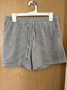 Women’s Medium Grey Athletic sweat Shorts Drawstring elastic waist Pockets - Picture 1 of 5