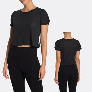 Free People FP Movement Keeps Getting Better Cropped Top Black Size M NWT - Picture 1 of 7