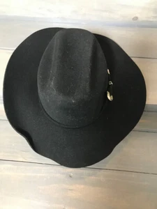 Bullhide Kingman Jr. (Black) Size 08FM Brim 3 1/2" - Picture 1 of 7