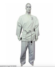 MORGAN DRAGON WHITE JUDO WEAVE UNIFORM GI kids sizes 00 0 1 2 3 4 5 6 7 550gsm
