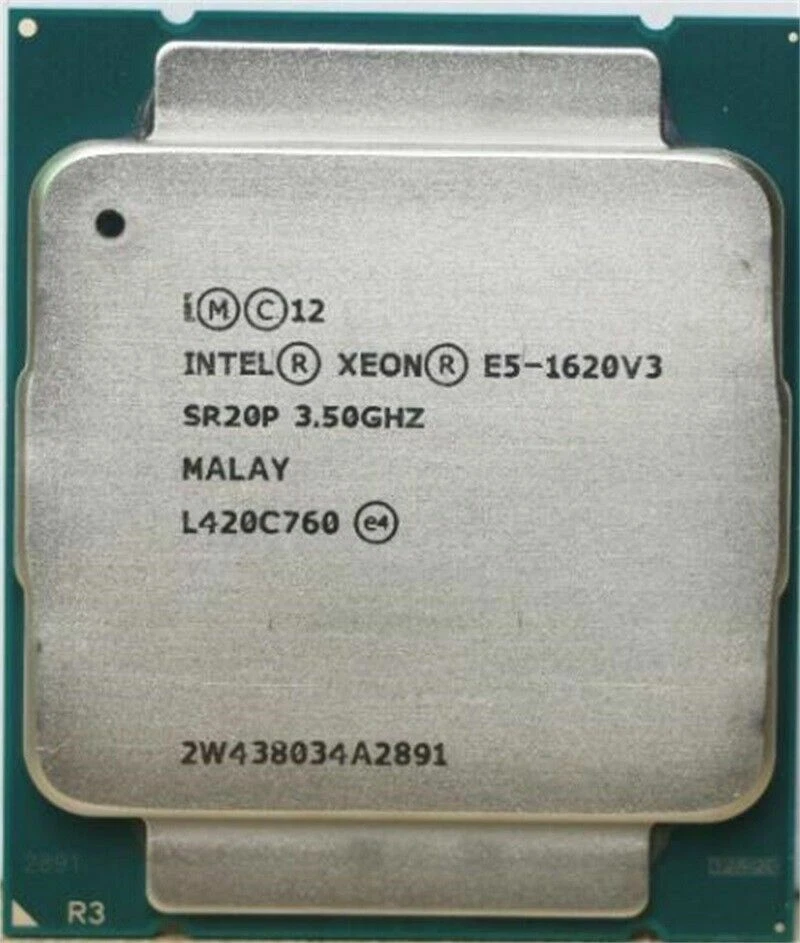 Intel Xeon E5-1620 V3 CPU Quad Core 3.5GHz 10M SR20P LGA2011-3 140W Processor - Image 1 of 1