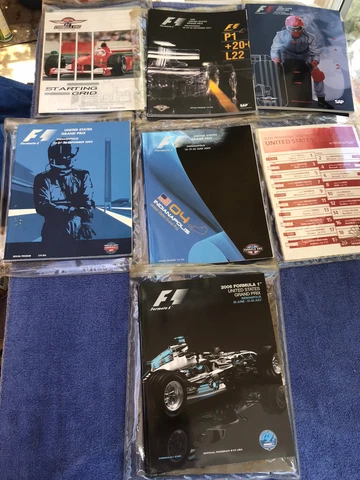 us gran prix at indianapolis programs and ticket stub set Cover