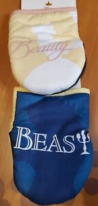 Disney BEAUTY AND THE BEAST oversized mini Oven mitts New