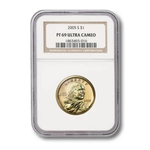 USA Sacagawea Dollar $1 2005S NGC PF69UCAM - Picture 1 of 3