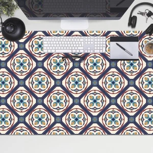 Computer Desk Top Mat Pad Protector for PC Mouse Keyboard 100x50 Classic design - Afbeelding 1 van 4