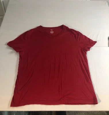 Arizona Jeans Co Mens Shirt Red Short Sleeve Crew Neck Size XXL - Image 1 of 4