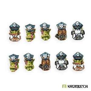 KROMLECH Orco Greatcoat Boss Heads - Foto 1 di 5