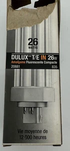 Sylvania DULUX T/E IN 26W GX24q-3 CFL Bulb CF26DT/E/IN/835 835nm 20881 - Picture 1 of 6