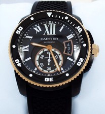 Cartier Calibre De Diver W2CA0004 ADLC 42mm Auto 18K Rose Gold Bezel BOX/PAPERS