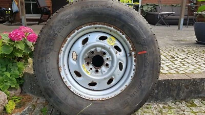  US Ersatzrad Ford, GM,  gute Tasche Profil Neu 225/70R15 Felge angerostet  - Bild 1 von 3