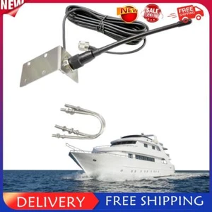 156-163Mhz VHF Marine Antenna with 5M/16.4ft RG-58 Cable Boat Antenna for Boat - Zdjęcie 1 z 12