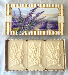 Jabón en barra perfumado lavanda Saponificio Artigianale Fiorentino de colección 13,2 oz Italia - Imagen 1 de 2