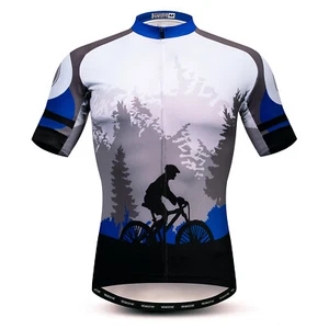 Herren Radtrikot Radtrikot Shirt Fahrradausrüstung Kleidung Radshirt - Bild 1 von 17
