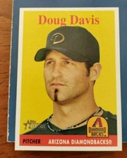 2007 Topps Heritage baseball card Doug Davis SP Arizona Diamondbacks